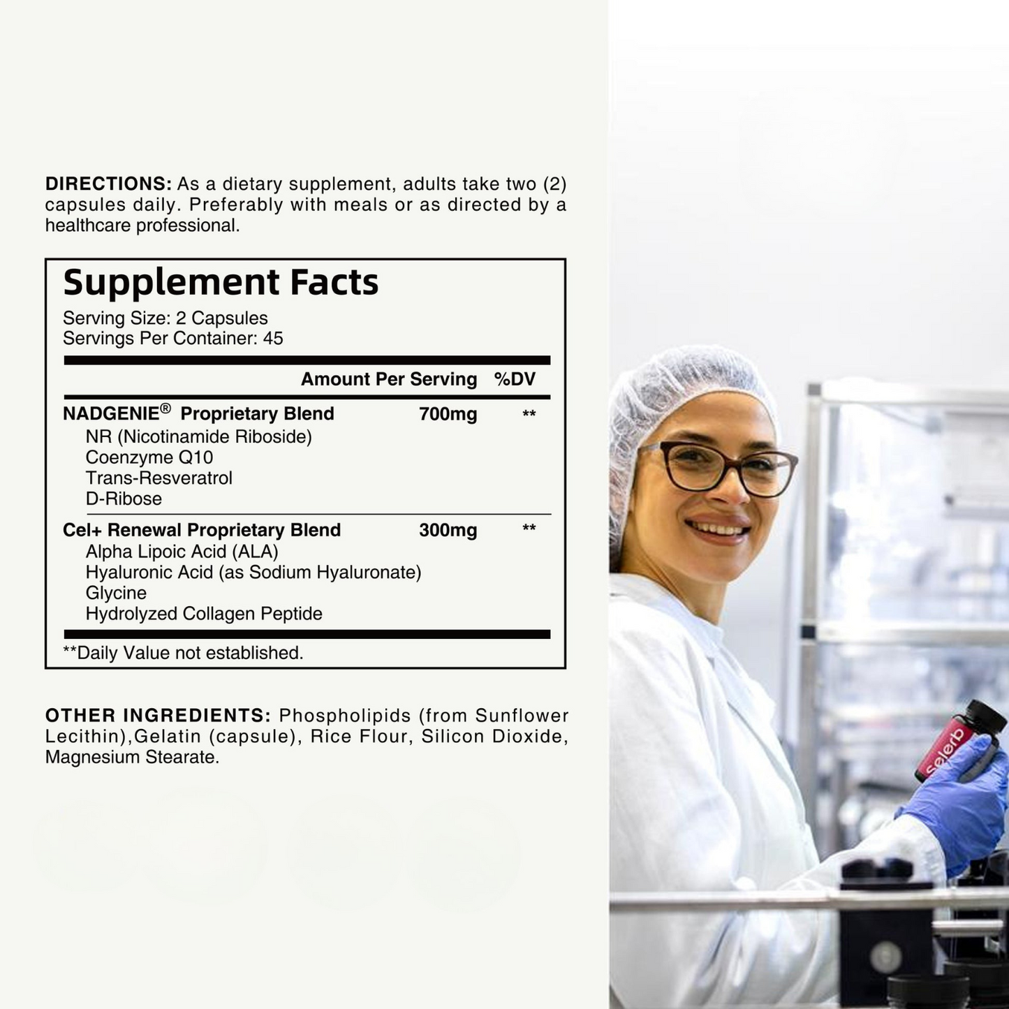 Veliza Liposomal NAD+ Capsules For Women