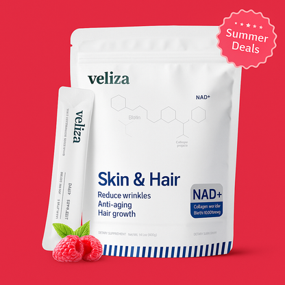 Veliza Anti-Aging Biotin & NAD+ Packs