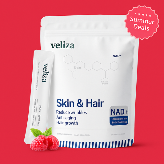 Veliza Anti-Aging Biotin & NAD+ Packs