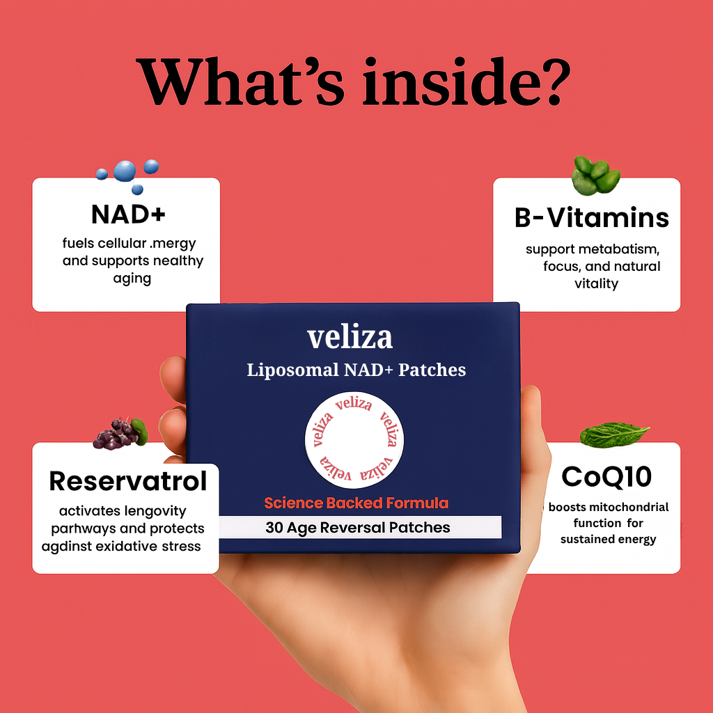 Veliza Liposomal NAD+ Patches