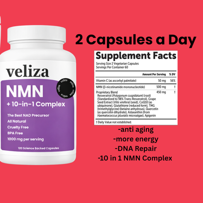 Veliza Astaxanthin+NMN Anti-Aging Bundle