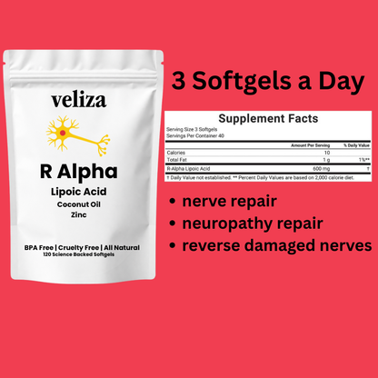 Veliza R Alpha Neuropathy Repair Softgels