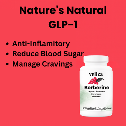 Veliza Berberine Anti-Inflammatory Capsules