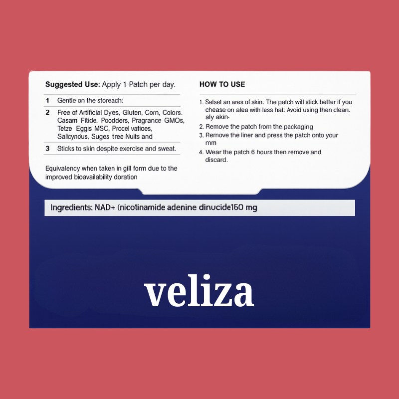 Veliza Liposomal NAD+ Patches