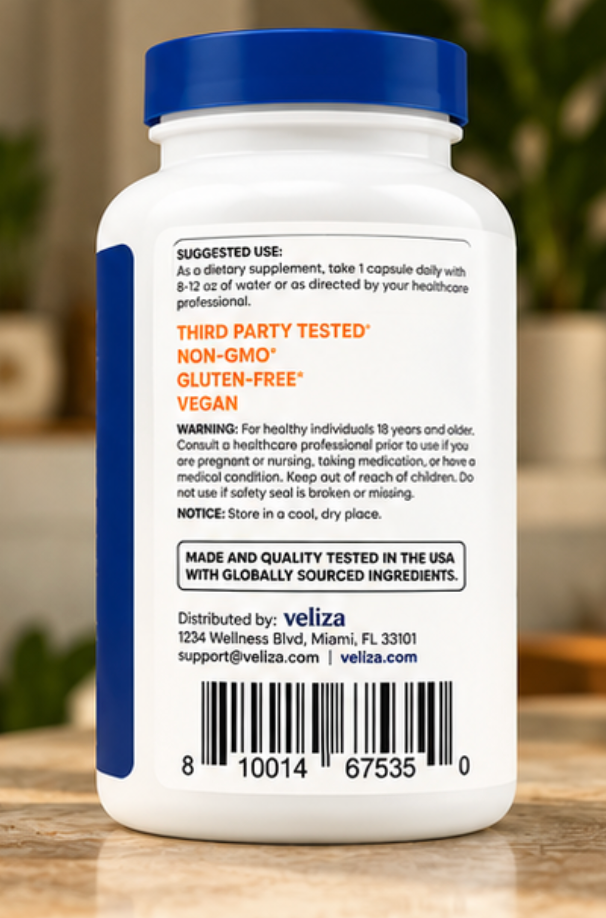 Veliza N-Acetyl L-Cysteine Capsules