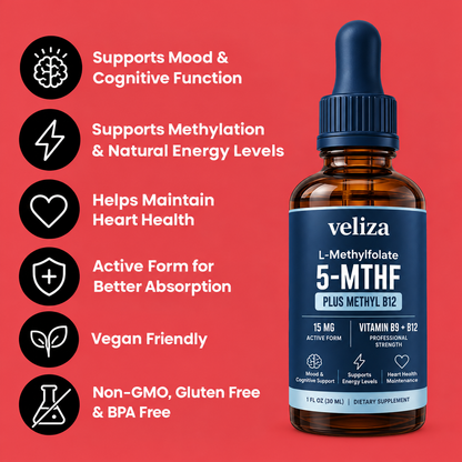 Veliza L-Methylfolate & B-12 Complex