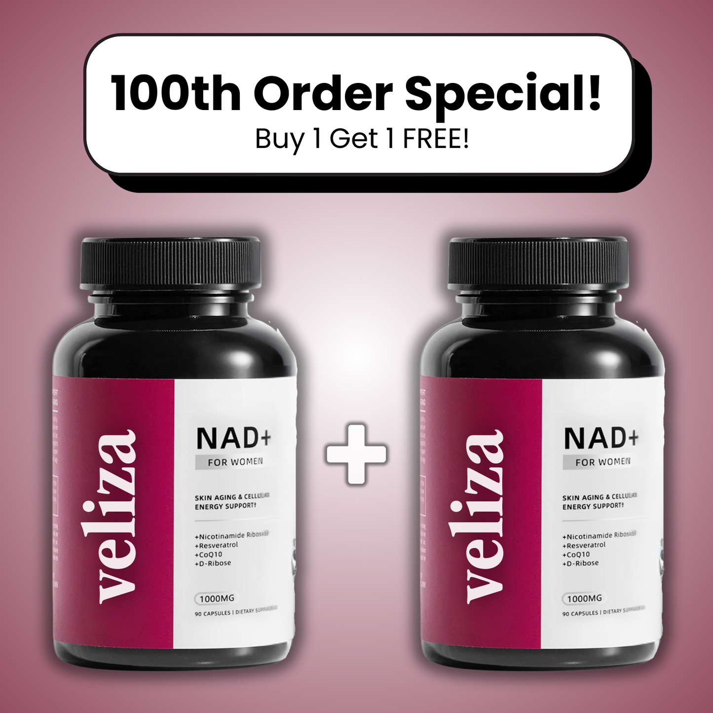 Liposomal NAD+ Capsules - 100th Customer Special!